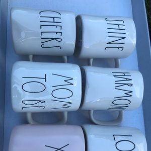 Rae Dunn Mugs. Set of 6